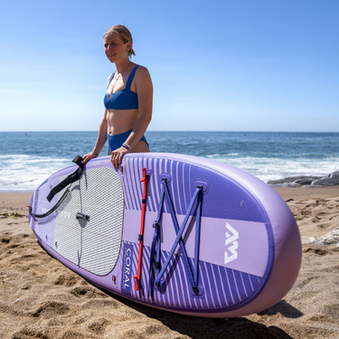 Aqua Marina 10’2” Coral 2023 Inflatable Paddle Board All-Around Advanced SUP Night Fade actual size